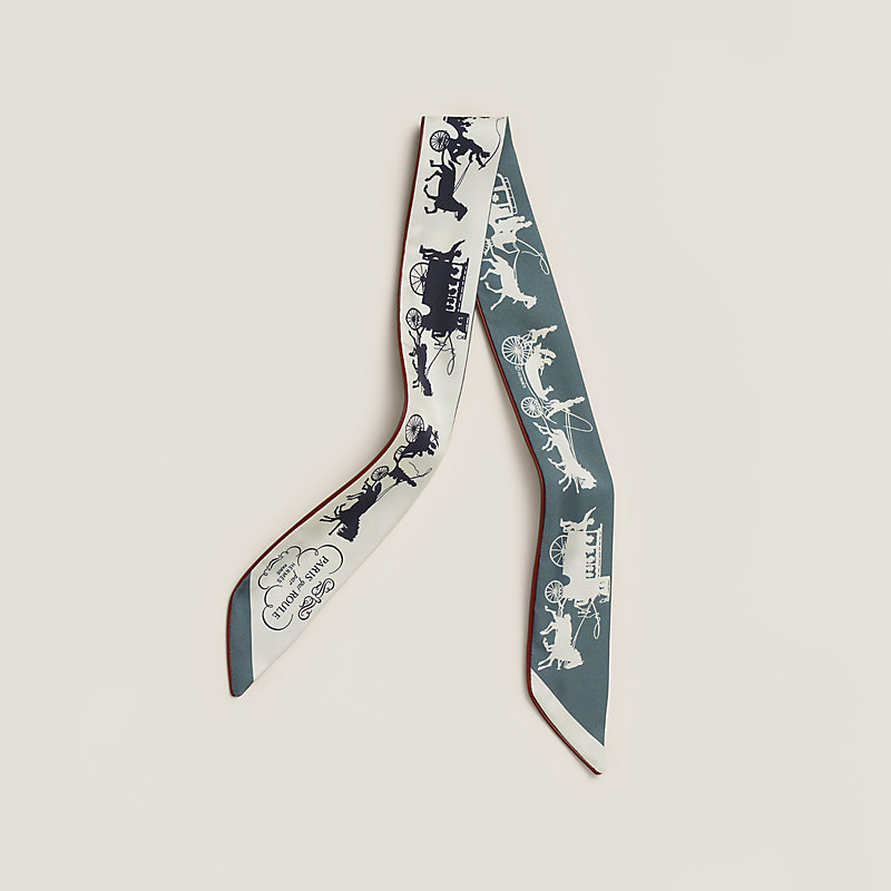 Paris Qui Roule forever Twilly - Brown | Hermès USA